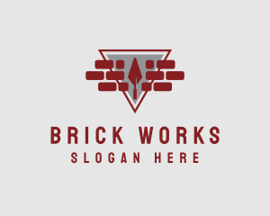 Brick Trowel Masonry logo design