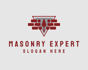 Brick Trowel Masonry logo design