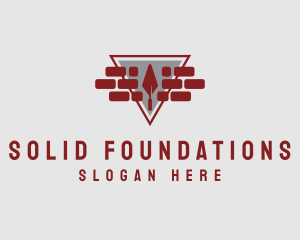 Brick Trowel Masonry logo design