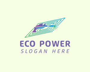 Power Washer Spray logo design