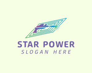 Power Washer Spray logo design