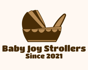 Baby Carriage Basket logo design