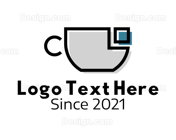 Cubism Coffee CUp Logo