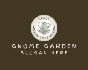 Garden Watering Can  logo design