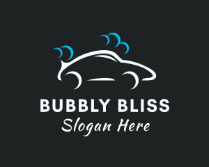 Car Wash Bubbles logo design