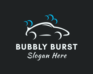 Car Wash Bubbles logo design