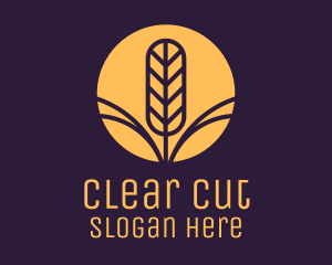 Bakery Wheat Stalk  logo design