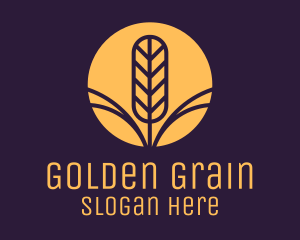 Bakery Wheat Stalk  logo design