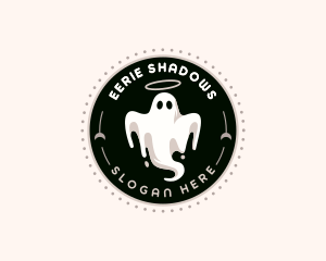 Spooky Halloween Ghost logo