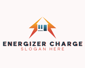 Lightning Bolt Power House logo design