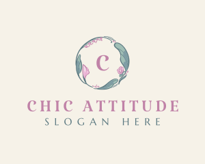 Elegant Chic Floral logo design