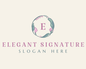 Elegant Chic Floral logo design