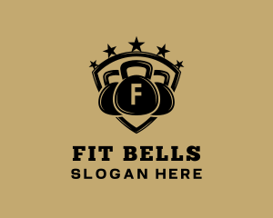 Gym Kettlebell Fitness Sport logo design