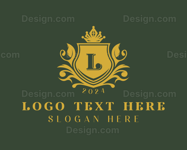 Upscale Regal Shield Logo