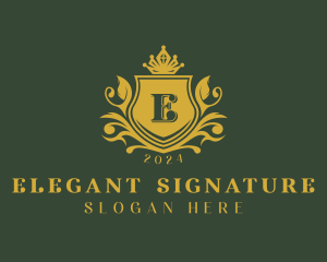 Upscale Regal Shield logo design