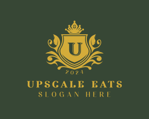 Upscale Regal Shield logo design