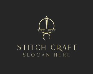 Needle Fashion Tailoring logo design