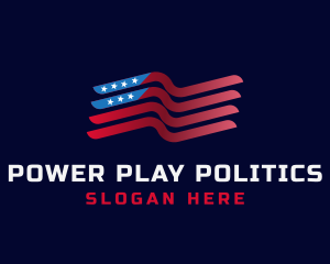Waving Politics Flag logo