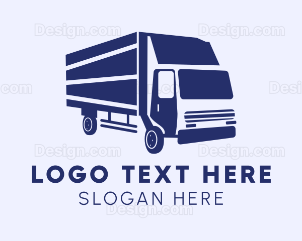 Box Truck Delivery Logo