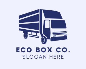 Box Truck Delivery logo design