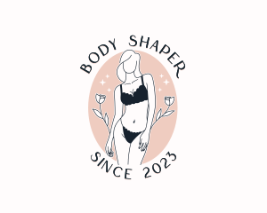 Sexy Woman Lingerie logo design