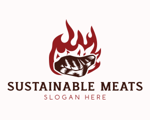 Steak Meat Grill logo