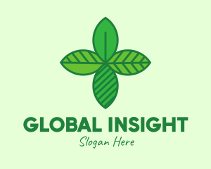 Green Ecology Leaves Logo