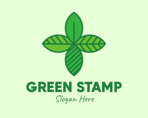 Green Ecology Leaves logo design