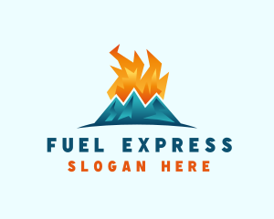 Gas Flame Mountain  logo