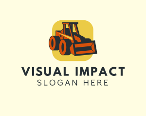 Construction Front Loader Logo