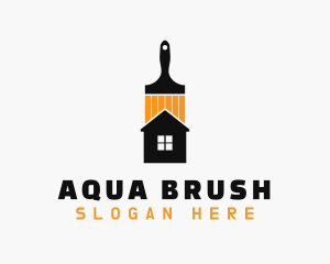 Home Paint Brush Repair logo design