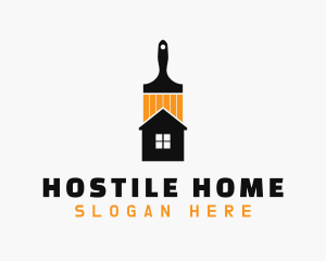 Home Paint Brush Repair logo design