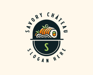 Culinary Sushi Maki logo design