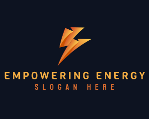 Lightning Electric Energy logo design