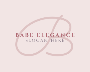 Fashion Beauty Feminine Cosmetics logo design