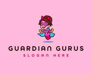 Bow Girl Superhero  logo