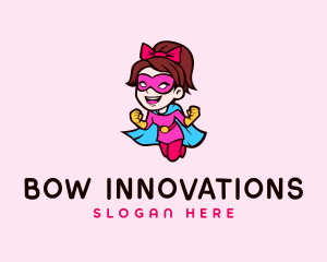 Bow Girl Superhero  logo