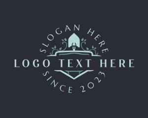 Landscaping Shovel Garden logo