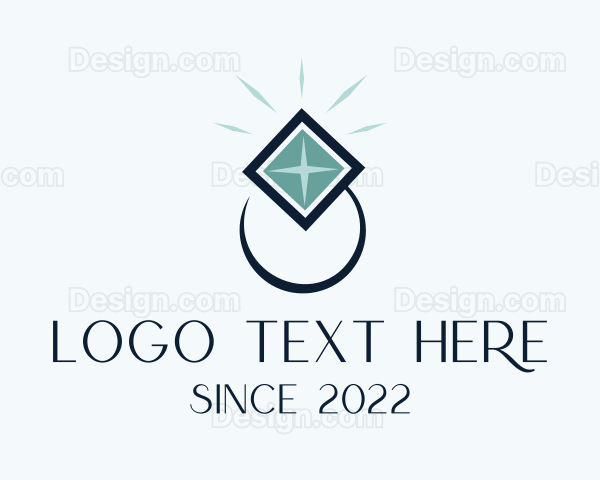 Fashion Diamond Ring Logo