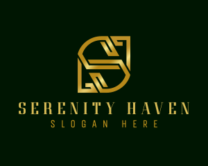 Premium Elegant Banking Letter S logo design