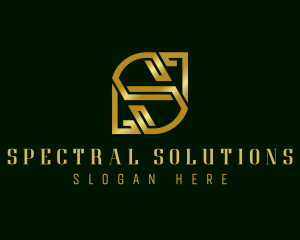 Premium Elegant Banking Letter S logo design