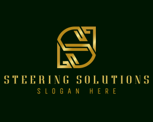 Premium Elegant Banking Letter S logo design