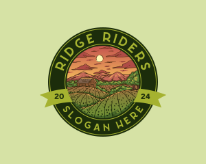 Rice Field Farm logo design