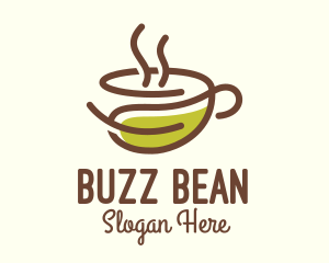 Organic Herbal Cup logo design