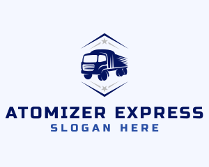 Express Delivery Truck logo design