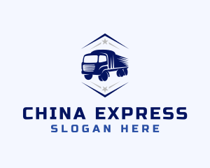 Express Delivery Truck logo design