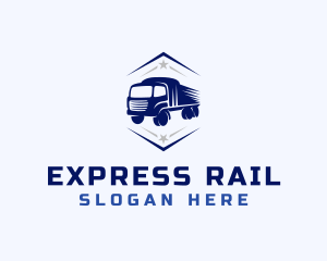 Express Delivery Truck logo design