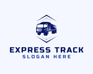 Express Delivery Truck logo design