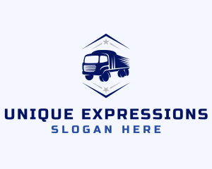 Express Delivery Truck logo design