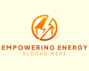 Home Lightning Power logo design